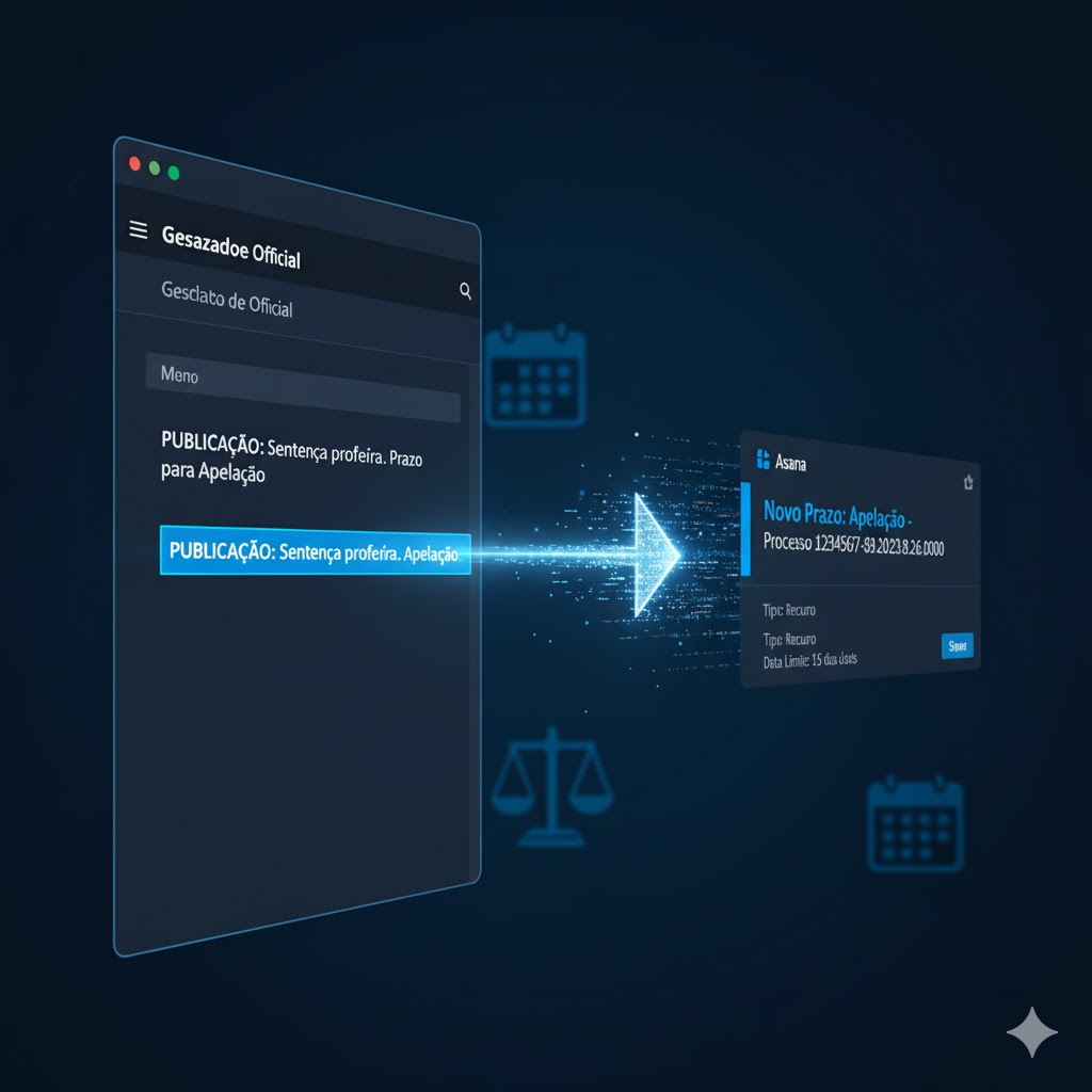 Monitoramento Automatizado de Prazos e Publicações